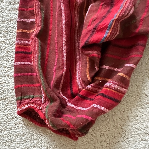 Striped Red and Brown Harem Pants (Sivana - no tags) - Picture 2 of 3